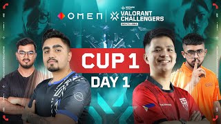 HINDI OMEN Valorant Challengers South Asia 2024  Cup 1Day 1 [upl. by Utas76]