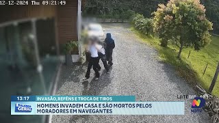 Dois homens mortos durante invasão em casa em Navegantes [upl. by Candace]