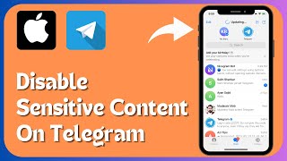 How to Disable Sensitive Content on Telegram iPhone [upl. by Rebmak]