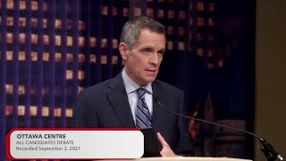 Ottawa Centre 2021 Federal Election Debate  Rogers tv [upl. by Eagle]