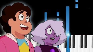 No Matter What  Steven Universe The Movie  Piano Tutorial  Piano Cover [upl. by Attelrahc]