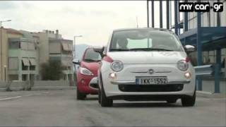 Fiat 500 Vs Ford Ka [upl. by Carilyn]