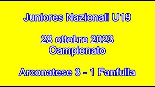 20231028 Arconatese Fanfulla [upl. by Ahselat842]