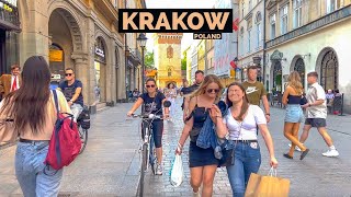 Krakow Poland 🇵🇱  May 2022  Summer 🌞 Walking Tour 4KHDR ▶63 min [upl. by Eilrebmik]