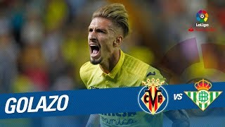 Golazo de Samu Castillejo 21 Villarreal CF vs Real Betis [upl. by Yleek]