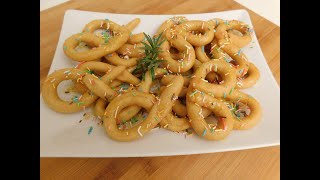 ZEPPOLE DI NATALE Scauratielli 😍 Antichissima Ricetta Campana 😁 Le ricette di zia Franca [upl. by Alisen801]