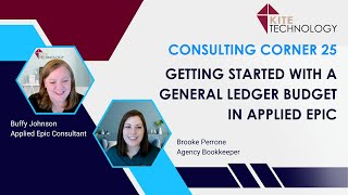 Consulting Corner 25 Getting Started with a General Ledger Budget in Applied Epic [upl. by Nine323]