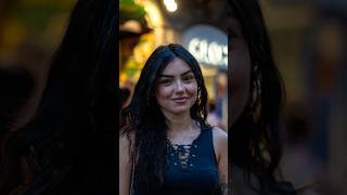 Part1 Beautiful girl in the night Naples😍💦  Alessandra streetphotography short portrait [upl. by Erastes676]