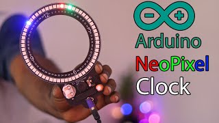 How to Make Analog Clock With Neo Pixel [upl. by Skill]