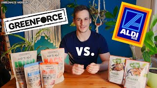 Fleischersatz aus Pulver Test  Greenforce vs Aldi [upl. by Godric]