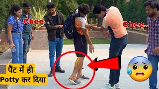 Potty 💩 prank on Khushi  sumit cool dubey [upl. by Akeyla380]