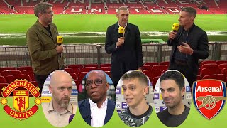 MOTD Man United vs Arsenal 01 Trossard Goal⚽ Ian Wright Full Review  All Reaction Analysis [upl. by Hagood197]