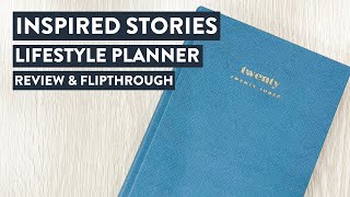 Inspired Stories Lifestyle Planner  Review amp Flip Through [upl. by Azilanna]