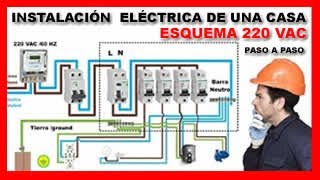 INSTALACIÓN ELÉCTRICA DE UNA CASA Paso a Paso [upl. by Yarrum]