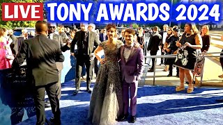 TONY AWARDS 2024 NYC LIVE Lincoln Center ✨️ [upl. by Ellirehs]