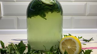 Мятный мохито  Компот на зиму MOHITO KOMPOT TAYYORLASH [upl. by Stearns942]