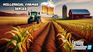 FARMERS DRINK ON FRIDAYS  MILLENNIAL FARMER MAP  FS22 [upl. by Vonny868]