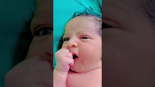 Newborn baby 👶🏻 ytshorts youtubeshort ytshortsvideo youtubevideo viralvideos baby babycry [upl. by Dasie]