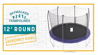 Skywalker Trampolines 12 Round Assembly Video [upl. by Alaham]