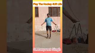 Skipping exercise by Manpreet Singh RG Girls Hockey Nursery of Mundian Kalan Ludhiana Punjab [upl. by Lyrahs874]