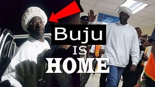 Buju Bantons First Footage In Jamaica At The Airport  Buju Is Home 2018 [upl. by Leind]