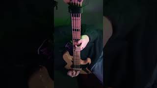 Thrice  Paper Tigers bass cover basscover music bass cover shorts metal video coversong [upl. by Caylor]