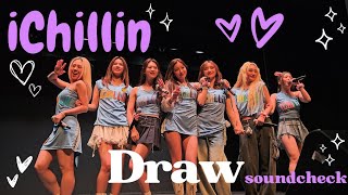 ICHILLIN Soundcheck DRAW in Portland OR  KPop Breakout Tour Fancam 240928 [upl. by Litha]