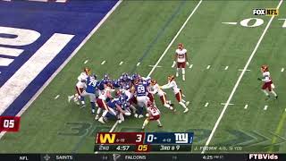 Hats off to GM HC amp John Mara  Giants QB sneak from own 4yard line on 3rd amp 9 Cannt get worst [upl. by Gui]