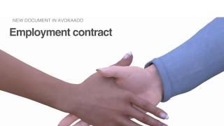 Employment contract [upl. by Heall330]