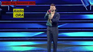 Di Aiello quotOraquot Canta Aiello Audio Live Sanremo 2021 [upl. by Husein]