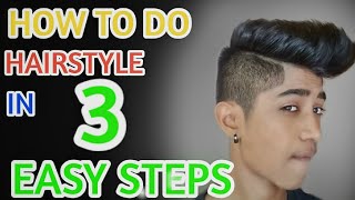 Easy and sexy hairstyle for boys  BEST HAIRSTYLE FOR INDIAN BOYS 2018 [upl. by Acceber561]