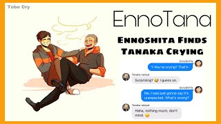 Ennoshita Finds Tanaka Crying  EnnoTana  Haikyuu texts CryBaby Repost [upl. by Garv150]