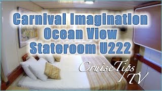 Carnival Imagination Ocean View Stateroom U222 [upl. by Aiuqal]