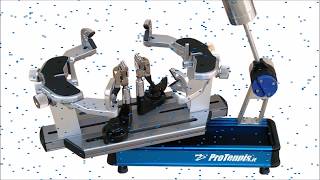 Manual stringing machine Protennis 442A [upl. by Yeliw231]