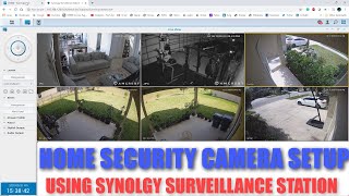 DIY Home Surveillance Synology Surveillance Station Easy Setup [upl. by Shear892]