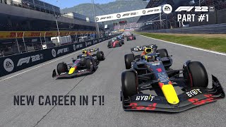 CAN I WIN MY FIRST RACE IN FORMULA 1  F1 22  PART 1  Kira 001 Gaming 🔥🏎️😎💪🏻 [upl. by Eckel]