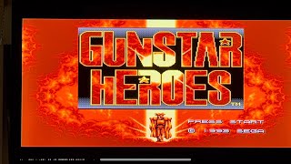 Gunstar Heroes megadrivechallenge [upl. by Adigirb322]