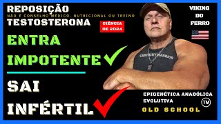 REPOSIÇÃO TESTOSTERONA  ENTRA IMPOTENTE E SAI INFÉRTIL infertilidademasculina impotencia [upl. by Eseeryt180]