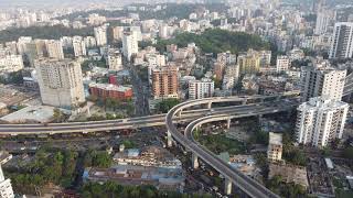 Aerial View Akhtaruzzaman Chowdhury Flyover in Chattogram Bangladesh [upl. by Uri]