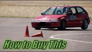 Buying a CRXCivic for Autocross [upl. by Ducan]