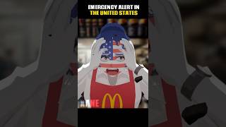 🚨EMERGENCY ALERT IN 🇺🇸🇰🇷 BE LIKE countryhumans xane [upl. by Ib]