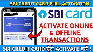 How To Activate SBI Credit Card  SBI BPCL Credit Card Activation [upl. by Bouton]