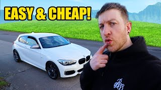 FIRST MODIFICATIONS TO THE BMW 140I  CHEAP amp FAST INSTALL [upl. by Geier]