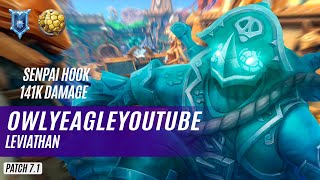 SENPAI HOOK 141K DAMAGE OwlyEagleYouTube MAKOA PALADINS COMPETITIVE DIAMOND LEVIATHAN [upl. by Nesnah]