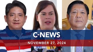 UNTV CNEWS  November 27 2024 [upl. by Orville390]