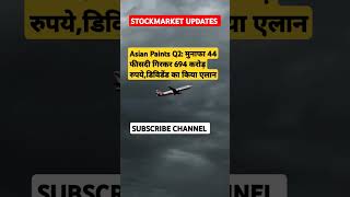 Asian Paints share news sharemarketnews stockmarket trading shortvideo [upl. by Joshuah725]