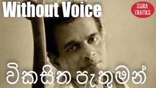 Vikasitha Pathuman Obe Laye Karaoke Without Voice Milton Mallawarchchi songs [upl. by Llertnahs835]