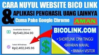 Cara Nuyul Website Bicolink amp Referral Penghasil Uang 2023 [upl. by Einolem]