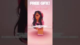 FREE ROBLOX GFX roblox robloxedit robloxgiveaway robloxgfx [upl. by Alehs]