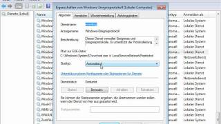 Windows 7 Ereignisdienst abschalten [upl. by Haissem73]